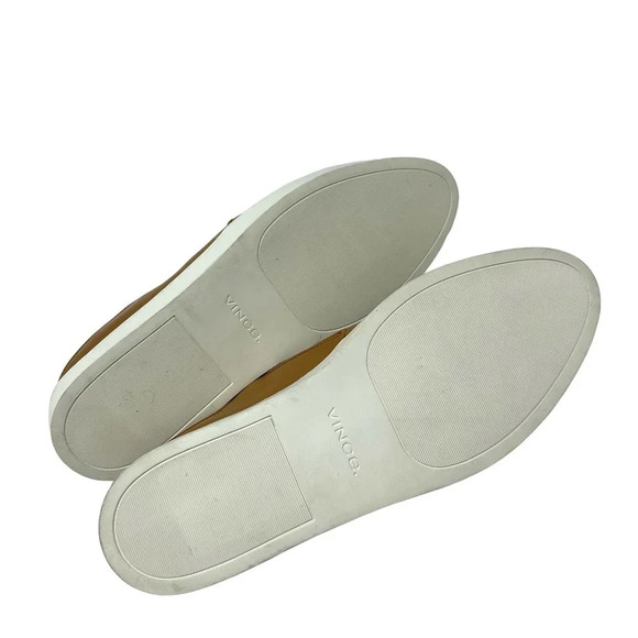 Vince Garvey Slip-on Sneakers In Wheat Cognac Leather Size‎ 9 - Picture 12 of 12